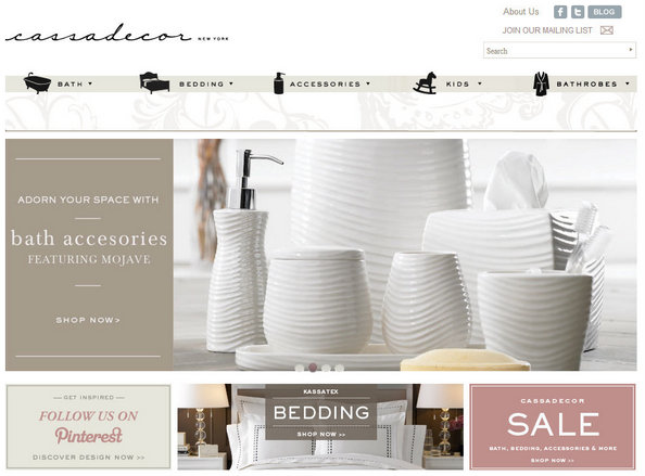 cassadecor home page