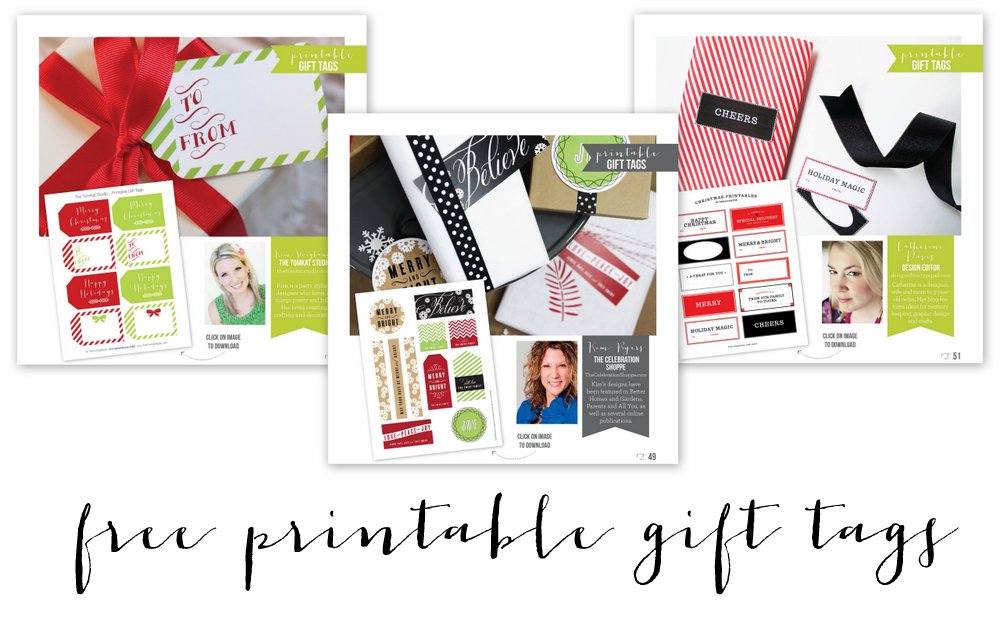 Printable Tag Features